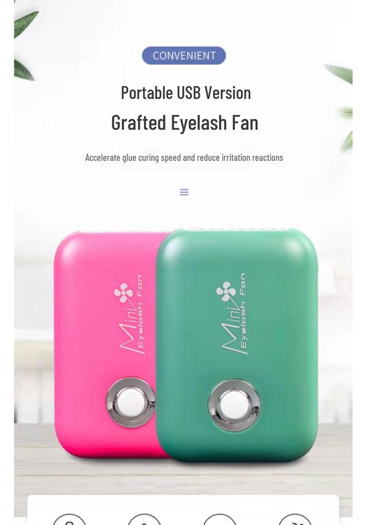 Eyelash Extension USB Handheld Electric Mini Fan