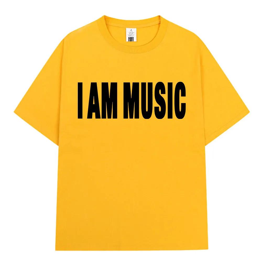 Rapper Playboi Carti Same Style I AM MUSIC Print Tshirt Women Fashion Hip Hop Opium T Shirts Oversized T Shirt Tops Fan Gifts