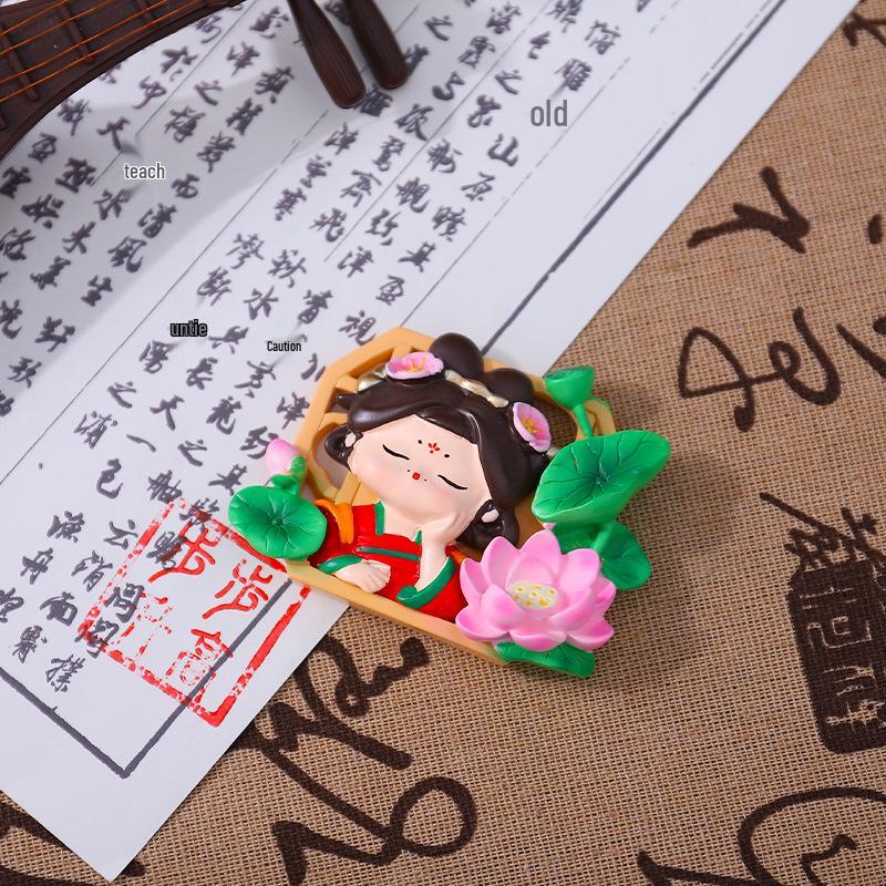 Şarap Dolabı ve Oturma Odası İçin Yaratıcı Retro Prenses Figür Dekorasyonu