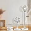 Folding wireless fan with silent timing left right rotation small night light home office outdoor camping 10 inch electric fan