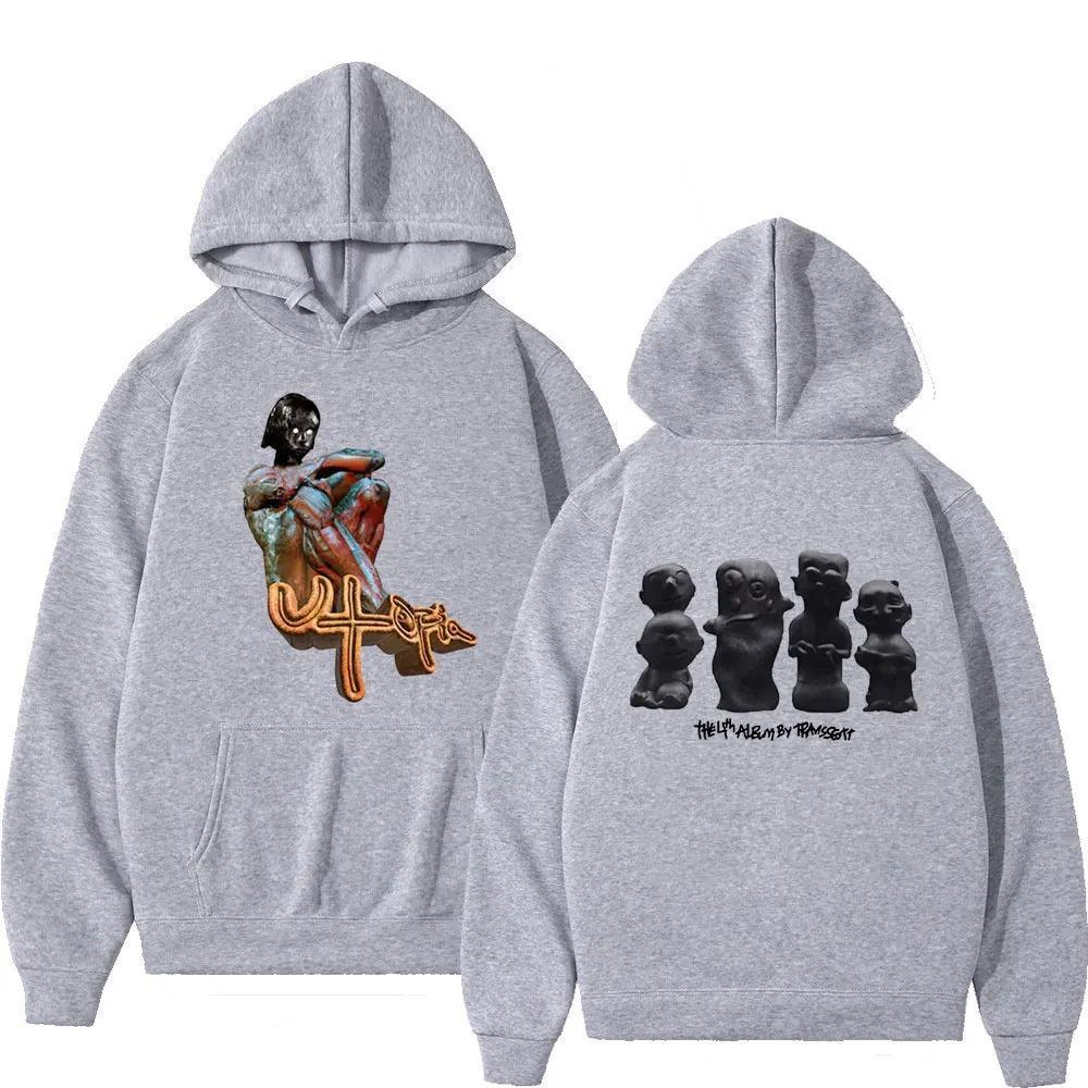 Hip Hop Rapper Cactus Jack Utopia Album Print Hoodie Men