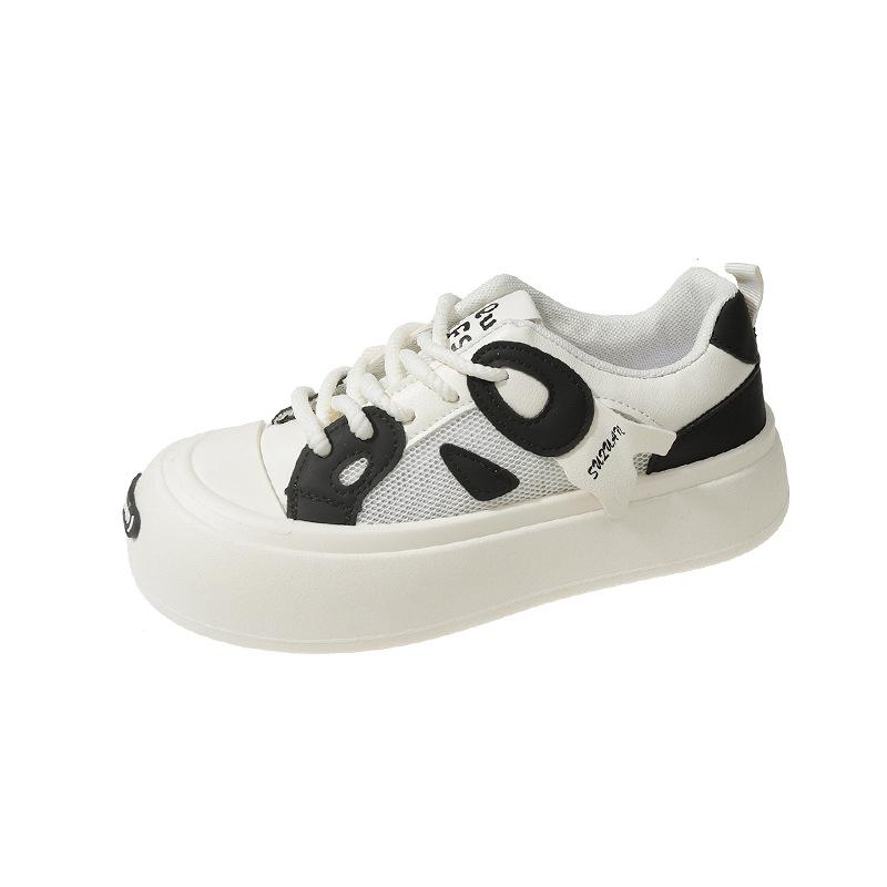 

Летние сетчатые туфли женские дышащие сетчатые новые белые туфли на платформе повседневные универсальные спортивные туфли для пап 40