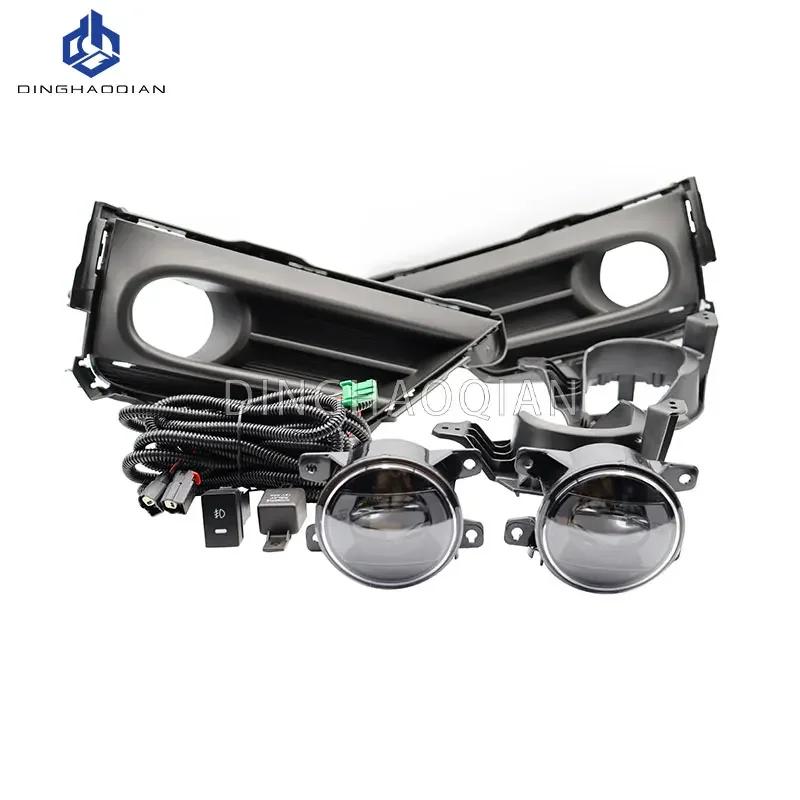 1 Set Fog Lights LED Fog Light Headlight For Honda Crv 2020 2021 2022 Led Fog Lamp Cover Grill Frame Foglights Driving Lamp