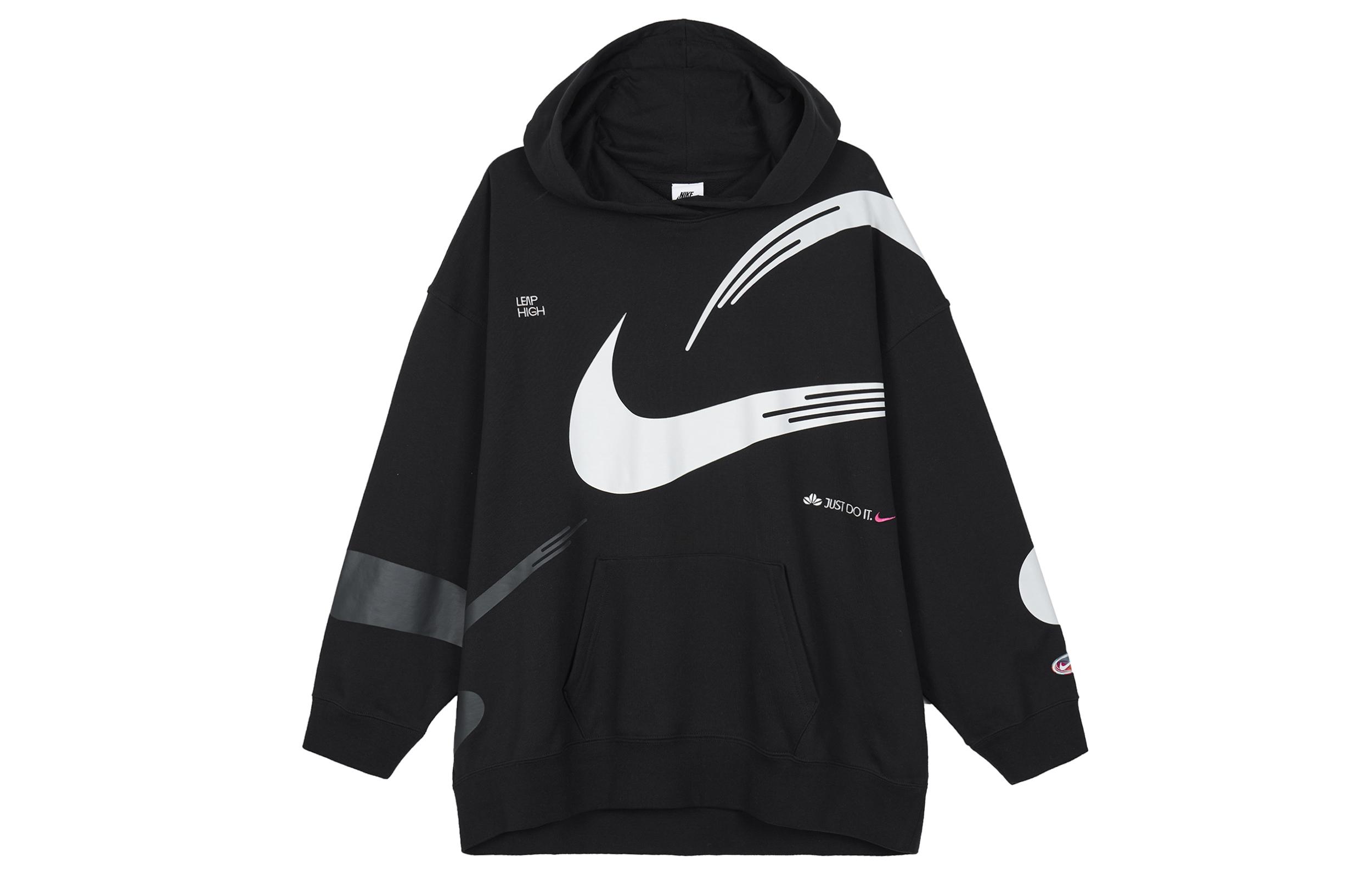 Nike CNY Collection Sweatshirts Women s Black Hooded Moderate Regular FD4798-010 L