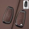 New Zinc Alloy Leather Car Remote Key Case Cover for Audi A1 A3 8P A4 A5 A6 C7 A7 S3 S7 S8 R8 Q2 Q3 Q5 Q7 Q8 Sq5 Tt Rs3 Rs6