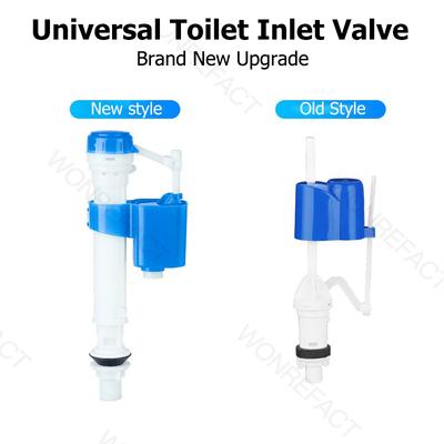 1 Kit de Remplacement pour Réservoir de Toilette Valve Double Chasse d'Eau Valve de Remplissage Bouton-poussoir Kit de Réparation de Toilette Kit de Valve d'Entrée d'Eau pour Réservoir de Toilette