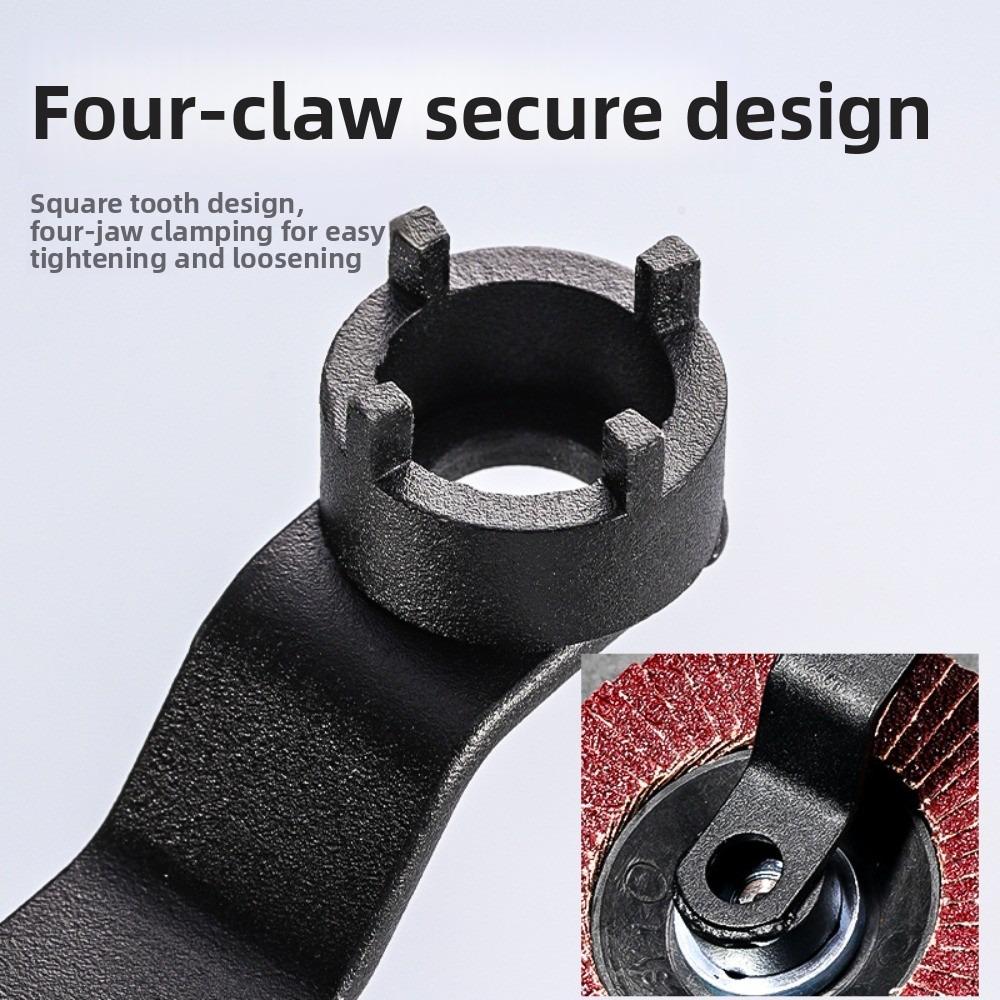 Dual-purpose Wrench Angle Grinder Four Claw Thickened Disassembly Wrench Adjustment Tools for Grinding Wheel Machine Accessories