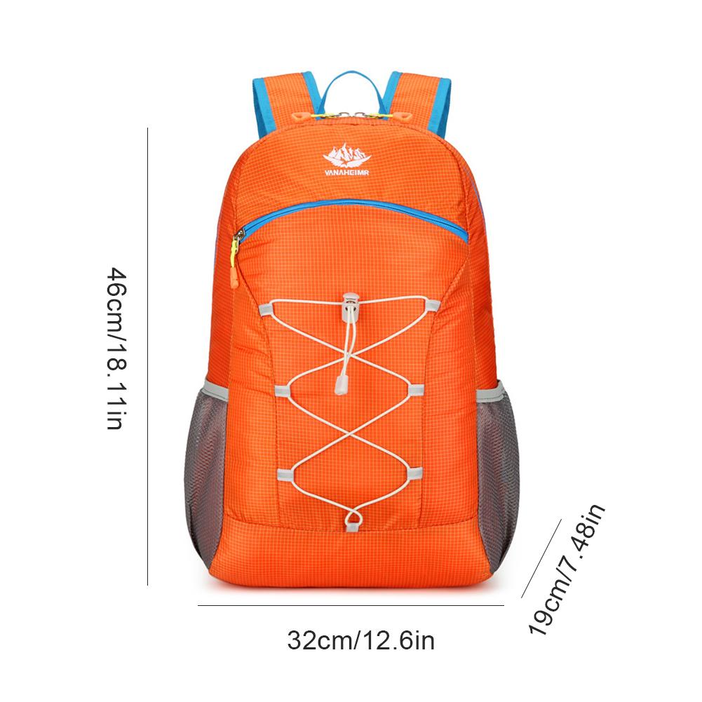 Portable Foldable Backpack Lightweight Waterproof Mountaineering Bag Ultralight Travel Daypack Bag For Men Women Outdoor Camping