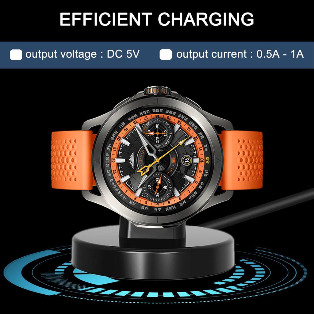 Smartwatch Dock Charger Stand Adapter USB 100CM Charging Cable Power Charge For Xiaomi Watch 2/2 Pro/S3/S2 46Mm 42Mm