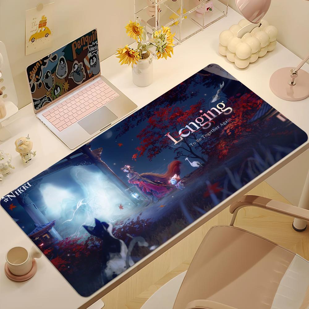 Infinity NNikki Cure Mouse Pad Nonslip Thickened MousePad Large Writing Lockedge Gaming Cushion Office Student 800x400x2mm