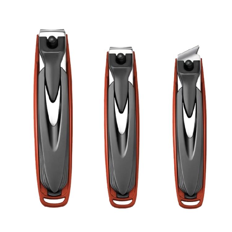 

3 Pieces Nail Clippers Set for Thick Nails Stainless Steel Fingernail Clippers Trimmer Toenail Cutter красный