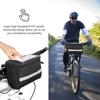 Bicycle Front Handlebar Bag Multifunction Large-capacity Waterproof Outdoor Cycling Phone Mount Bags Reflective Strip Zipper Bag