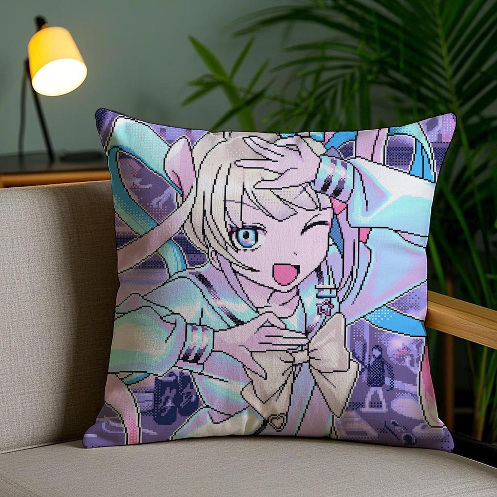 N-Needy Girl O-Overdose Game Cushion Cover Soft Short Plush Double-Sided Printing Home Decor Machine Washable Pillow Case Gift