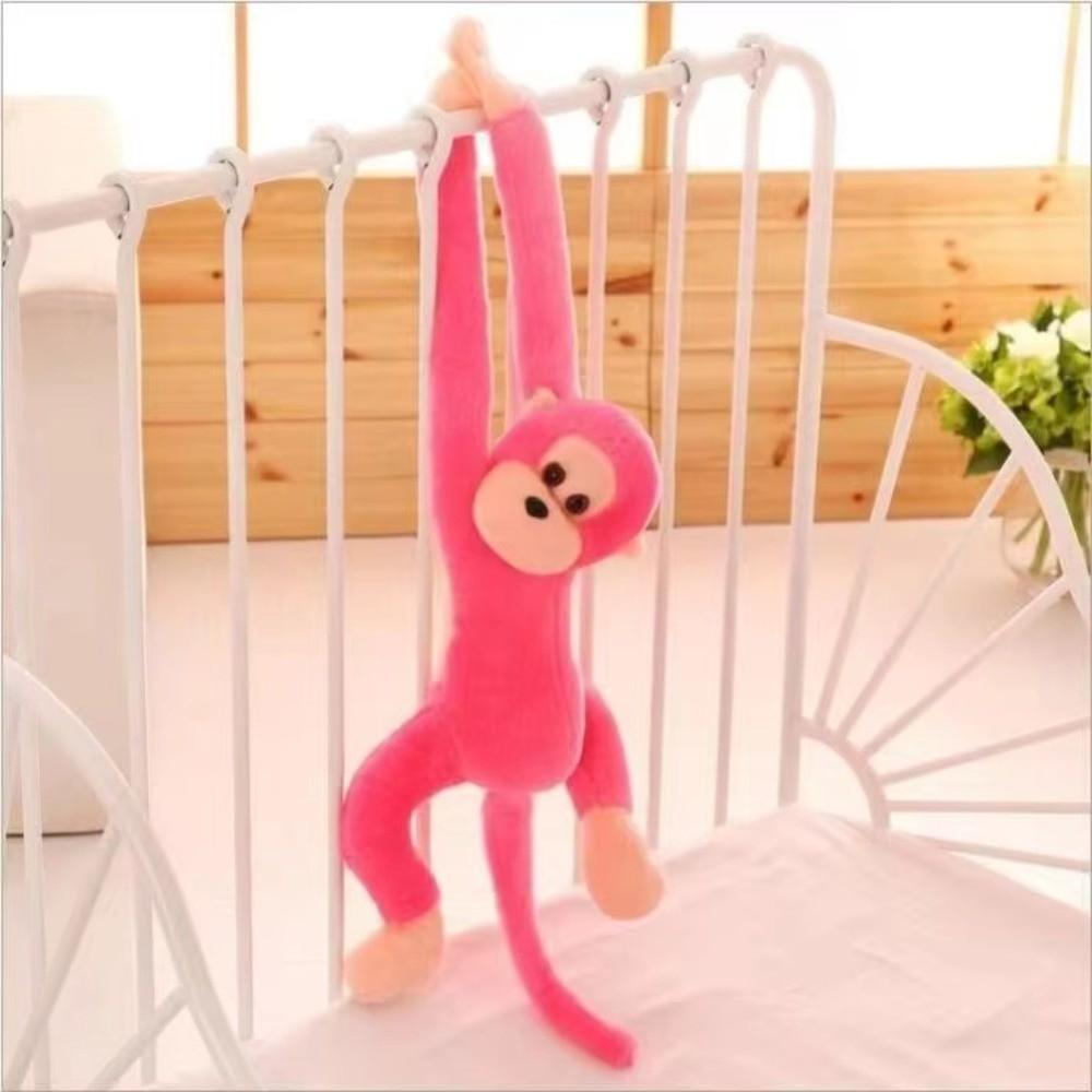 Portable Colorful Long Arm Monkey DIY Children's Stuffed Animal Toy Plush Monkey Toys Long-armed Monkey Ornaments