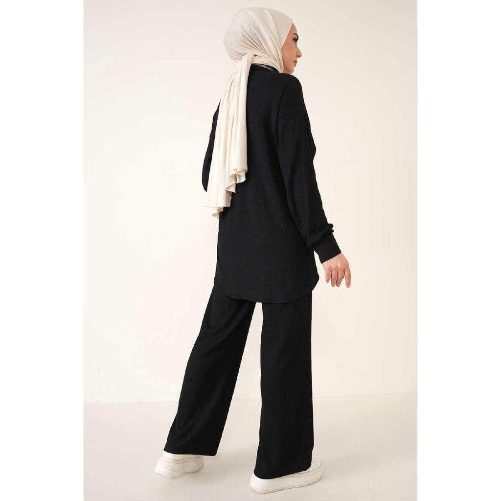 Costum Hijab Damă Cu Pantaloni