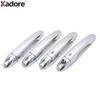 Door Handle Cover Trim For Jeep Cherokee 2014 2015 2016 Chrome Car Side Door Handles Catch Cap Garnish Overlay Frame Accessories
