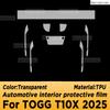 For TOGG T10X 2025 Panel Navigation Automotive Interior Screen TPU Protective Film Anti-Scratch Accessories