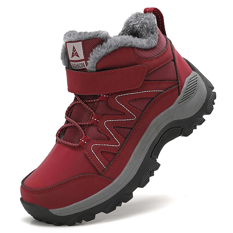 Plush Cotton Shoes Women's Warm Snow Boots High-top Boots Men's Winter Non-slip Outdoor Walking Hiking Shoes