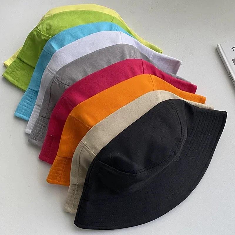 Children Outdoor Hat Summer Foldable Bucket Hat Sunscreen Cotton Fishing Hunting Cap Girls Basin Chapeau Sun Prevent Hats