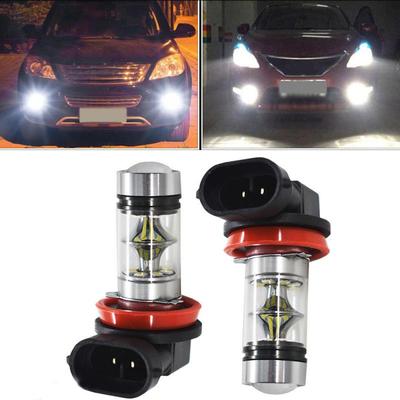 H9 Led H7 H11 9005 HB3 9006 HB4 100W 6000K Super White LED Fog Light Car Anti Fog Light Bulb Foglamps Led Headlight