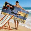 Name Custom Ja Morant Print Beach Towel, Large Soft Quick Dry Towel for Beach Camping Swimming