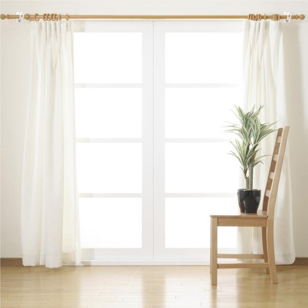 Bastone per Tenda Autoadesivo Forniture per il Bagno Appendiabiti Multiuso Ganci per Doccia Organizzatore per Camera da Letto Clip di Fissaggio Regolabile