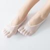Velvet Women's Breathable Mesh Low-Cut Five-Finger Lace Socks