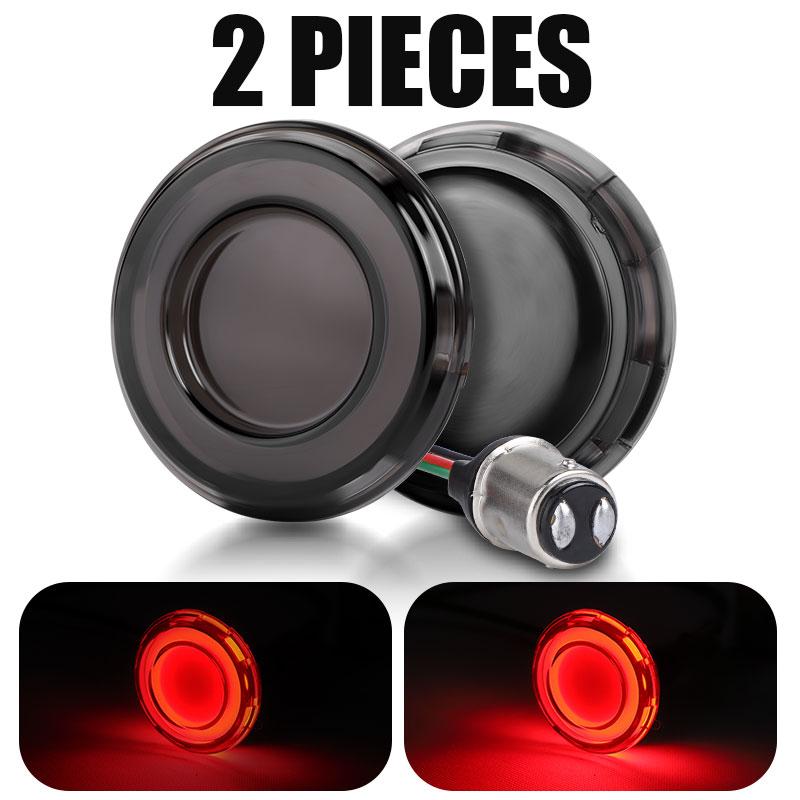 

2-дюймовый круглый светодиодный фонарь поворота мотоцикла, дневной ходовой фонарь, задний стоп-сигнал для Softail Touring Sportster 1157