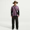 Nike ACG Quick Dry T Shirts Men's Dust Purple Crew Neck Moderate