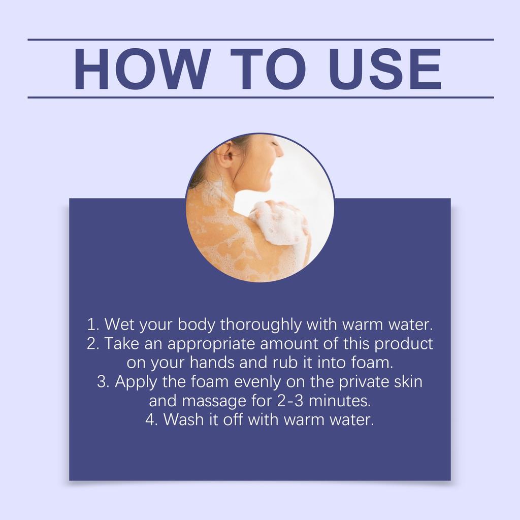 Private Parts Care Shower Gel Gentle Nourishing Body Wash Refreshing And Non-tight Private Area Care,100ml