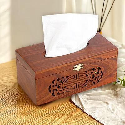 Vietnam Rosewood Solid Wood Tissue Box