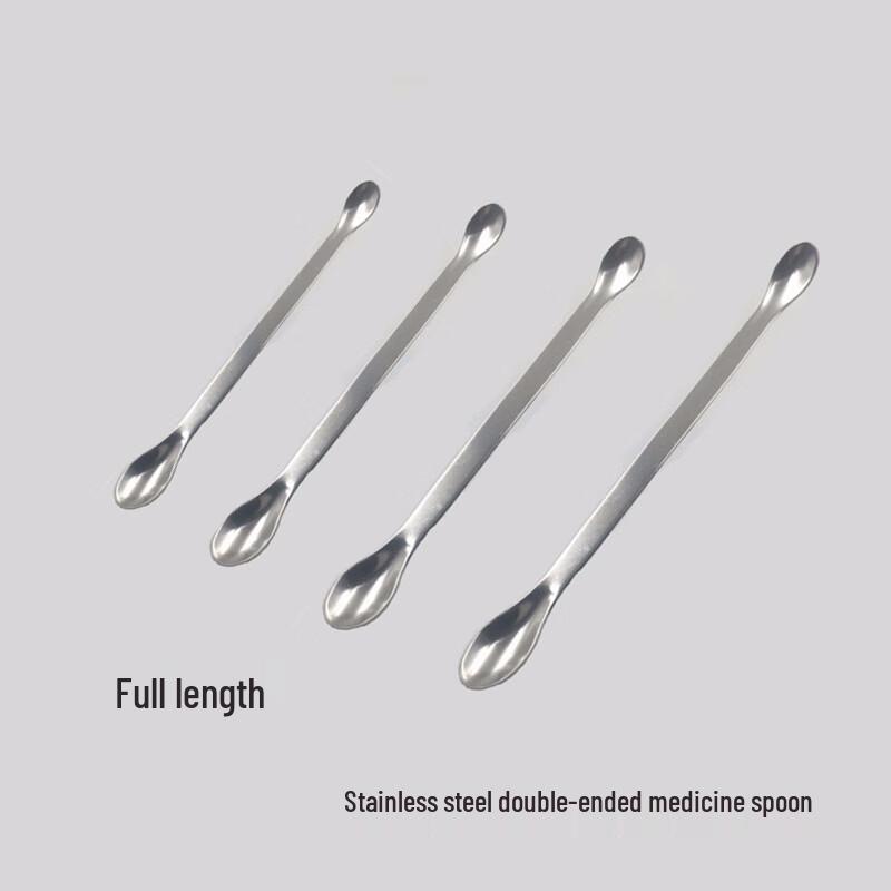 Stainless Steel Square Tail Medicine Spoon