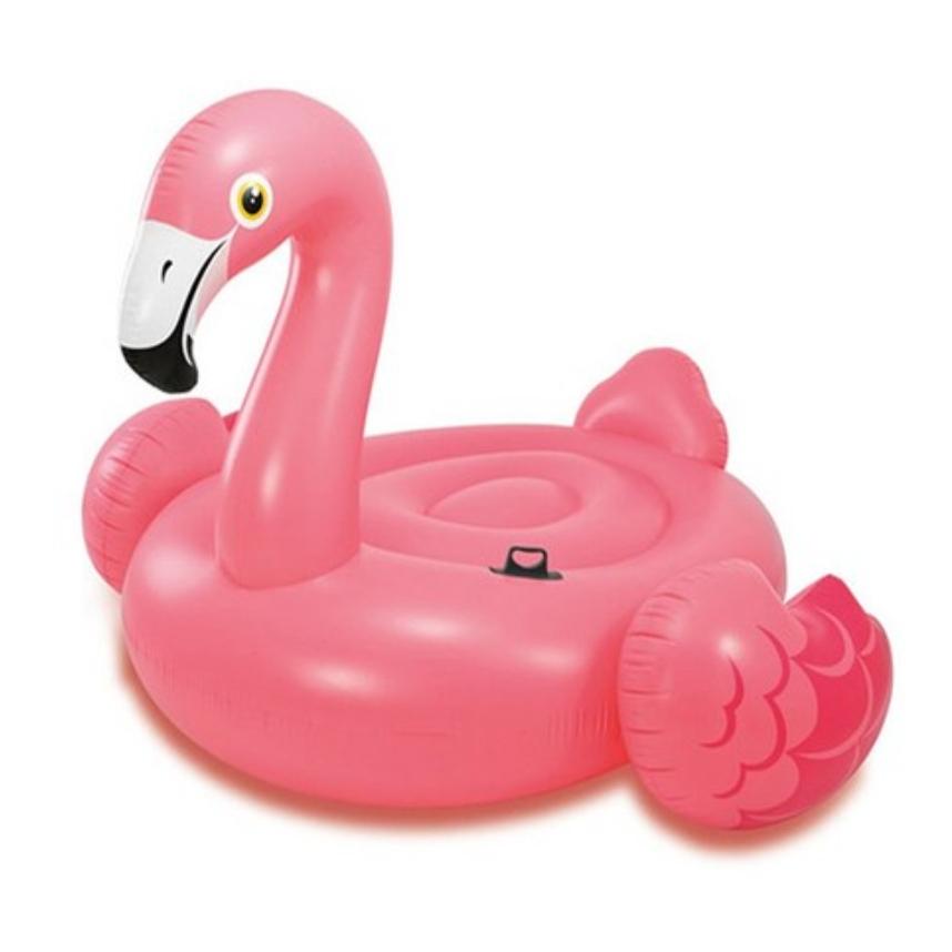 [Intex] Pfauenförmiger Island-Schwimmring 57250 / Flamingo-Aufblasfigur 57558