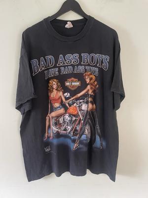 Vintage Harley Davidson 1993 3D Emblem T Shirt XL