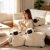 Children's Soft Plush Cushion - Black Sheep Face