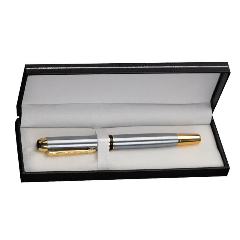 Custom Logo Ballpoint Pen Gift Box for Business Leaders - Metal Pen with Cap-Off Bullet Tip