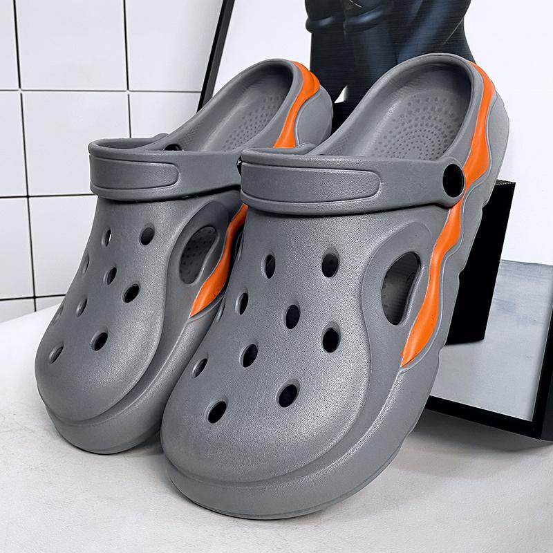 TUINANLE Chinelos masculinos verão antiderrapante impermeável casa macio sola grossa sandálias sapatos praia eva chinelo