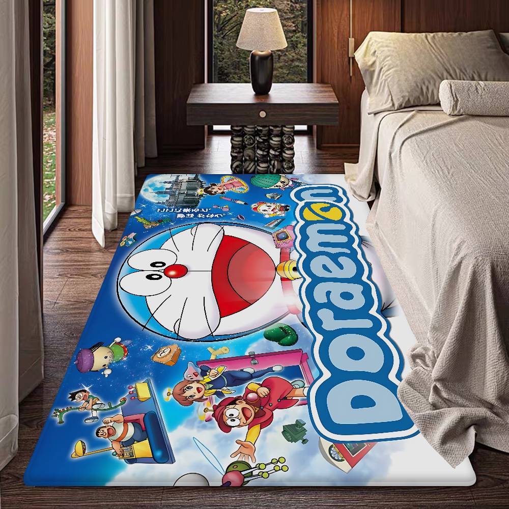 D-Doraemon Floor Mat Cheaper Anti-slip Modern Living Room Balcony Printed Bedside Mats