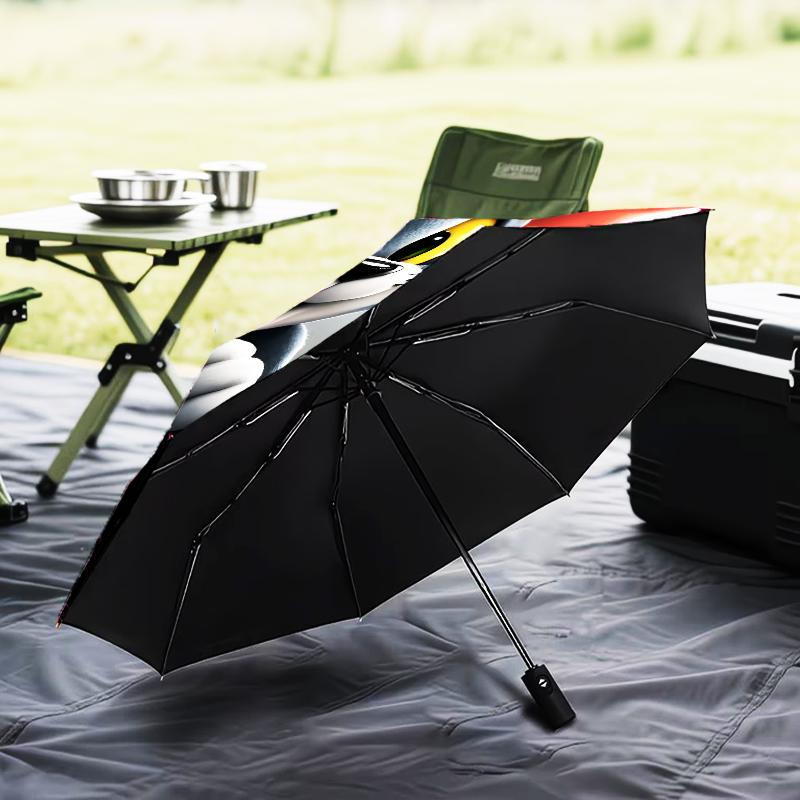 Jerry Adventure Umbrella Folding umbrella, automatic umbrella 8-Frame for Travel, camping Use Gift for Halloween Christmas