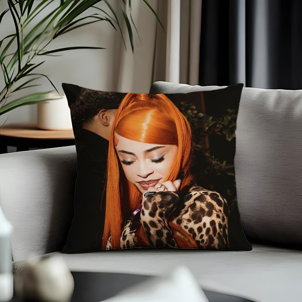 Trending Iice Spiceead Cushion Cover Antidustmite Pillowcase Invisible Zipper Silky Short Plush Sofa Cushion Cover