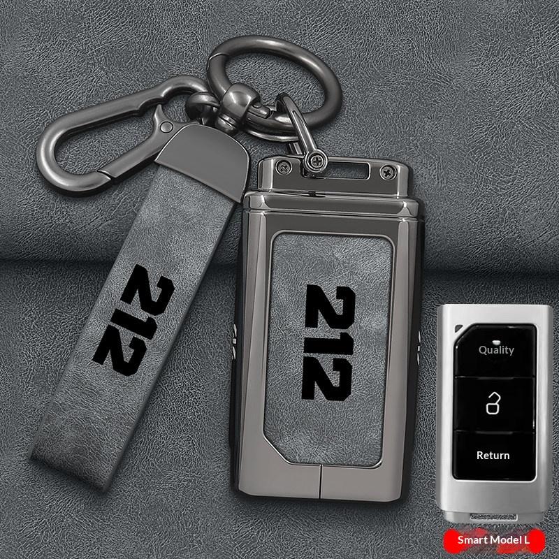 Für Baic Baw Beijing 212 T01 Zinklegierung Leder Anti-Drop Anti-Kratzer Schlüsselanhänger Hülle Schlüsselanhänger Anti-Kratzer Auto Zubehör
