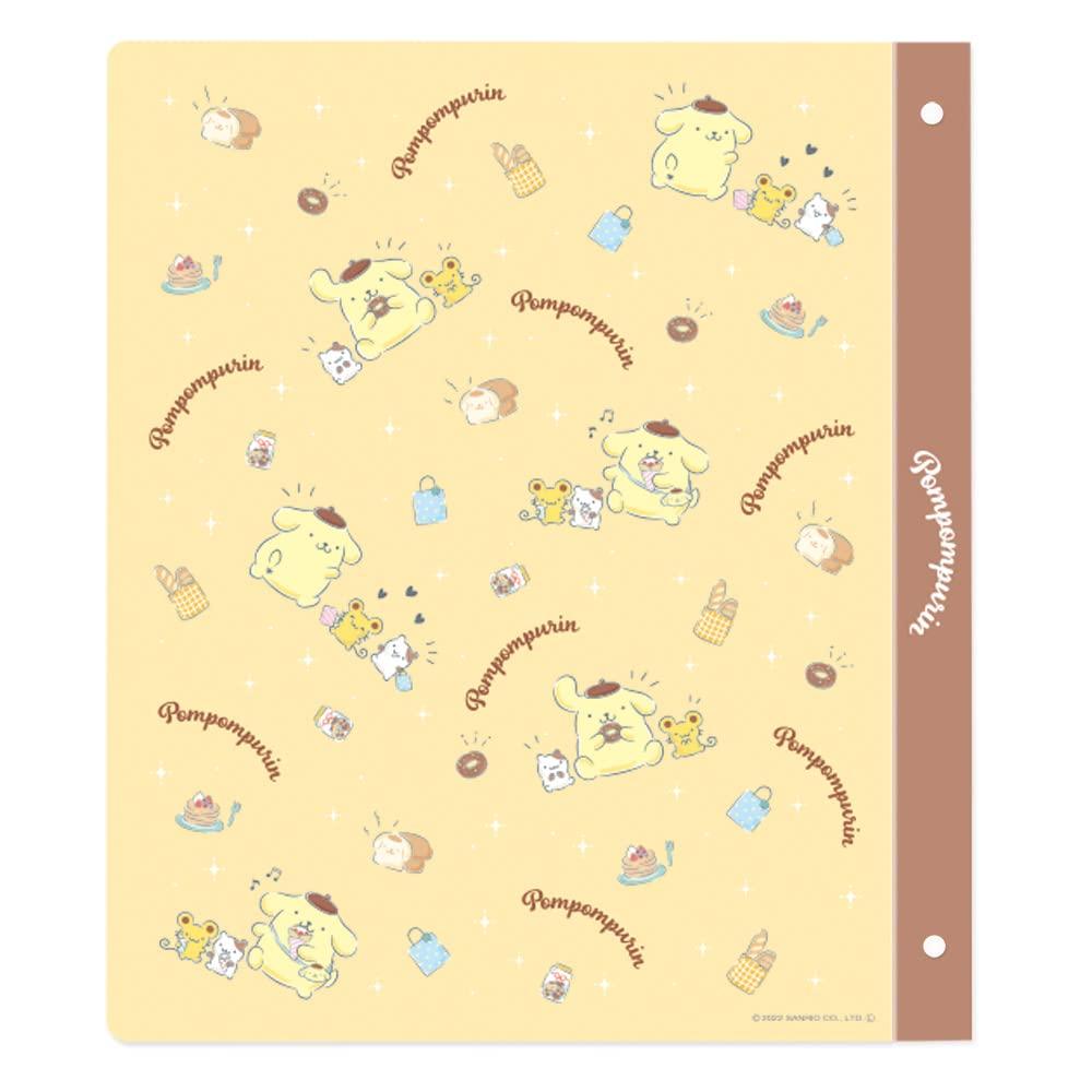 Sanrio Characters M-Plan Binder, 26-Hole, B5, Pompompurin, 001625-52
