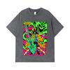 275 GSM Washed T-shirts 100% Cotton One Piece V69 Brook Print Unisex Heavy Cotton T Shirt