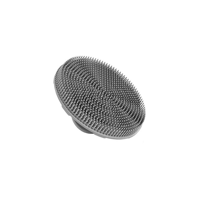 Scrubber corporal din silicon moale Perie de șampon Perie de curățare pentru duș de mână Perie de baie exfoliantă Masaj pentru cap Instrumente de baie