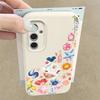 Trendy Ocean Style Whale Pattern Case For Samsung S26 S25 S24 Ultra S23 S22 S21 FE A15 A16 A17 A35 A36 A37 A54 A55 A56 A57 5G Leather Texture Cover