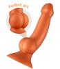 Liquid Silicone Anal Dildo with Suction Cup Soft Realistic Dick Penis Female Masturbator Big Butt Plug Sex Toy for Women Lesbian