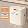 Creative Wall Mounted Hanging Trash Can Bin for Kitchens Cabinet Door with Lid Kitchen Trash Bins Garbage Can Home