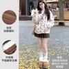 Women Maillard Style High Waist A-Line Pleated Skirt Anti-Chafing Lined Mini Skirt Casual JK Skirt For Spring Summer Autumn