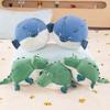 Adorable Crocodile and Pufferfish Plush Toy - Fun Round Cloth Doll for Kids and Girls