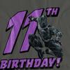 Black Panther: Wakanda Forever Womens/Ladies 11th Birthday T-Shirt